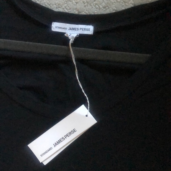 James‎ Perse 3/4 tee black size 2 (M) - Picture 4 of 4